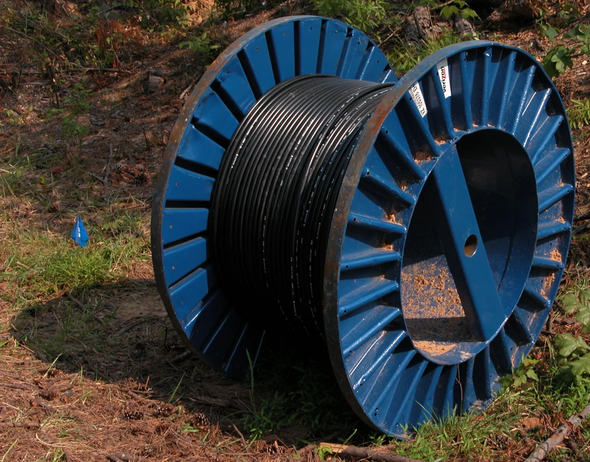 Copper installation cable — illustrative photograph